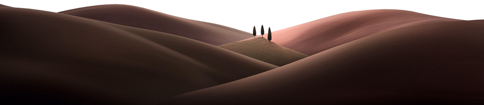 Transparent image of sand dunes